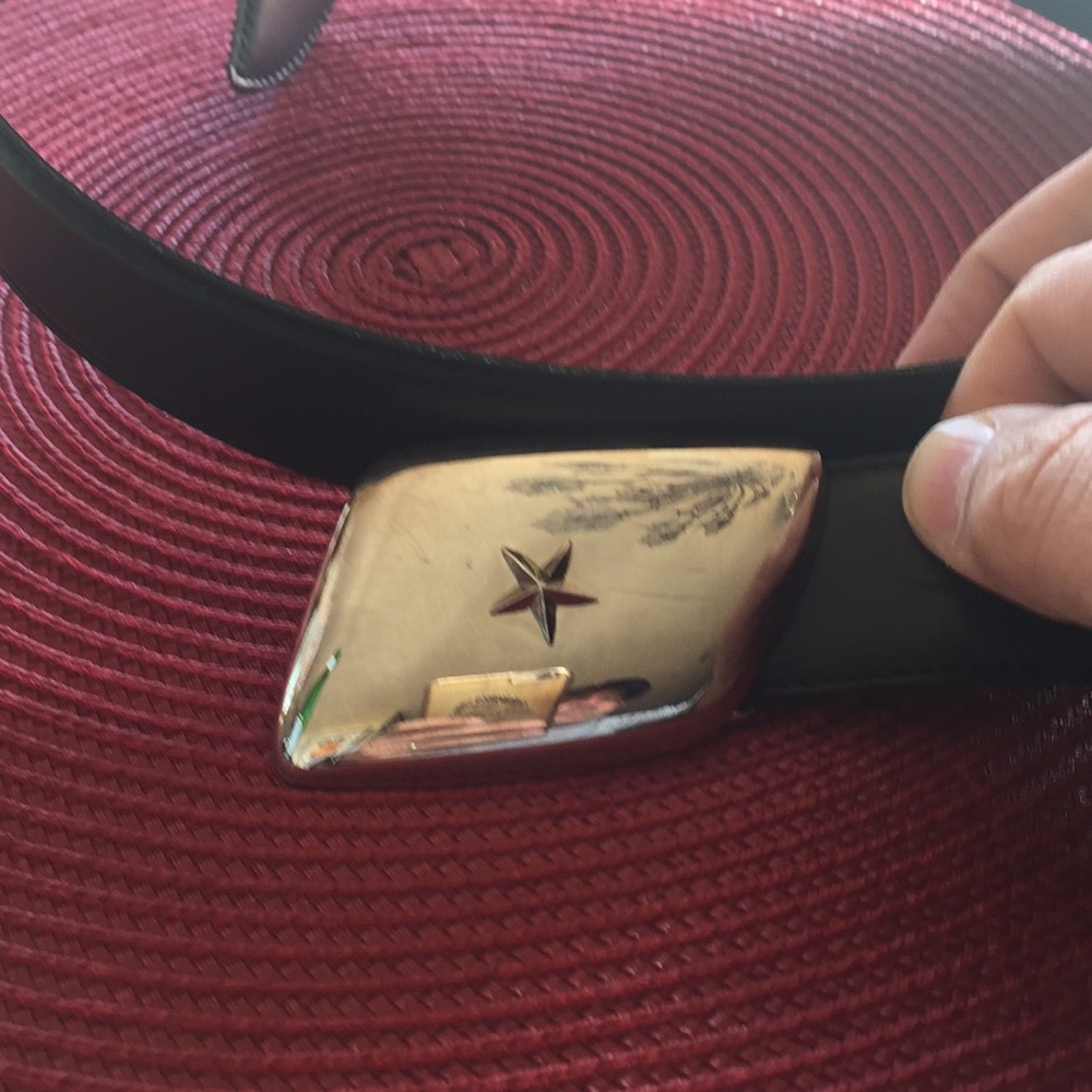 Thierry Mugler men black belt